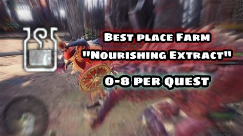 Best Ways to Farm Nourishing Extract in Monster Hunter World.